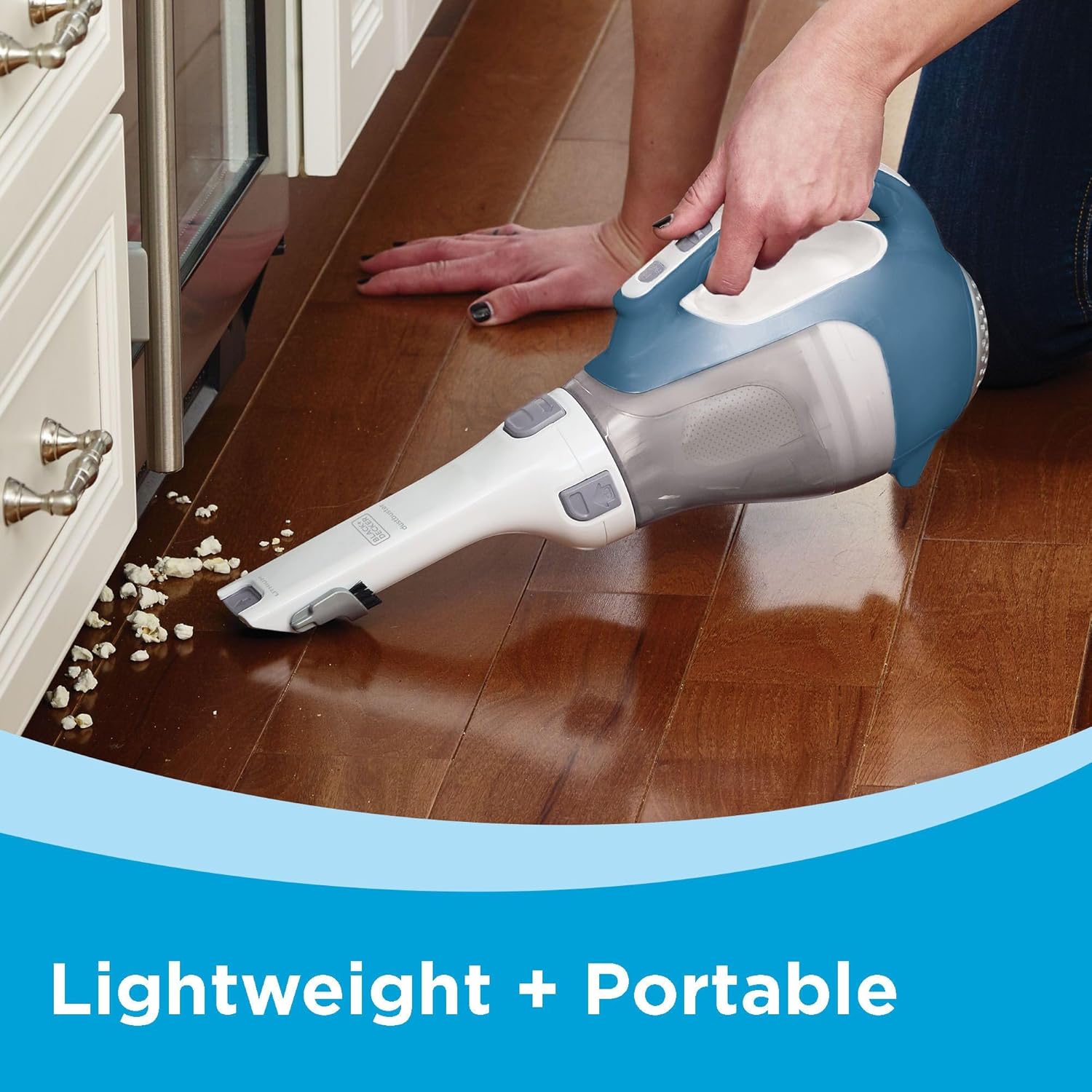 Brand	BLACK+DECKER Special Feature	Cordless, Cyclonic Filter Type	Cartridge Included Components	CHV1410L Hand Vacuum, Charger, Crevice Tool, Flip-Up Brush, Washable Filter Is Cordless?	Yes